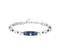 Maserati Bracciale Uomo in Acciaio, Collezione ICONIC, Tridente, Idee Regalo Fidanzato, Amico, Papà
