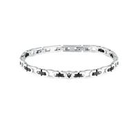 Maserati Bracciale Uomo in Acciaio, Collezione ICONIC, Tridente, Idee Regalo Fidanzato, Amico, Papà