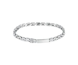 Maserati Bracciale Uomo in Acciaio, Lunghezza 21.5 cm, Collezione ICONIC - JM324AVD57