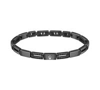Maserati Jewels bracciale Uomo in Acciaio, ip nero,Pietre preziose, Ceramica - JM223ATZ21