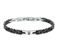 Maserati Bracciale Uomo in Acciaio, Ceramica, Collezione CERAMIC, Tridente, Idee Regalo Uomo