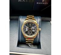 Maserati Competizione Cronografo Blu Oro Data Uomo Orologio R8853100026