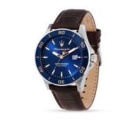 Maserati Competizione - Orologio Uomo Pelle Blu con Datario (R8851100004)