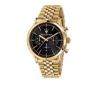Maserati Orologio Epoca 42 Mm Chr Black Dial Br Yg