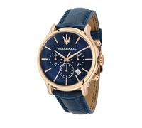 Maserati EPOCA Orologio Uomo Cronografo in Acciaio, PVD Oro Rosa, Pelle naturale - R8871618013