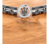 Bracciale MASERATI uomo Ceramic nero / acciaio JM219AQH13