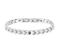Maserati Bracciale Uomo in Acciaio, Collezione ICONIC, Spina di Pesce - JM225AVD91