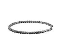 Maserati Jewels Bracciale Uomo in Acciaio, IP GUN, CZ - JM222AVC06