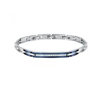MASERATI JM121ATK11 BRACCIALE UOMO BLU 22cm LIST. 89€ SOTTOCOSTO