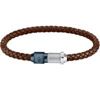 MASERATI JM223AVE15 BRACCIALE UOMO PELLE MARRONE 41cm LIST. 69€ SOTTOCOSTO