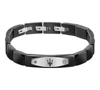 MASERATI JM419ARY05 BRACCIALE UOMO ACCIAIO NERO 20cm LIST. 99€ SOTTOCOSTO