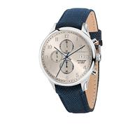Maserati Orologio da uomo, Collezione Gentleman, con movimento al quarzo e funzione cronografo, in acciaio e cuoio - R8871636004