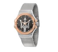 Maserati Orologio da uomo, Collezione Potenza, in Acciaio, PVD Oro rosa, con cinturino in Acciaio inossidabile - R8853108007