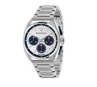 Orologio Uomo Maserati in Acciaio Trimarano Cronografo R8873632001 Argento
