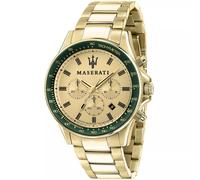 Maserati Orologio da Uomo R8873640005 Collezione Sfida PVD Oro