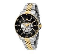 Orologio Uomo Automatico MASERATI R8823140010 in Acciaio Dettagli Oro