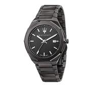 Maserati Orologio Uomo, Collezione STILE, al Quarzo, Tempo e data, in Acciaio, PVD Canna di fucile - R8853142001