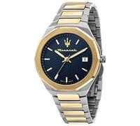 MASERATI - Orologio Uomo, Collezione Stile, Al Quarzo, Tempo E Data, In Acciaio, Pvd Oro - R8853142007