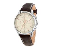 MASERATI Orologio Uomo, Cronografo, Analogico, 42 mm, Cinturino in Pelle, Collezione SORPASSO - R8871624010
