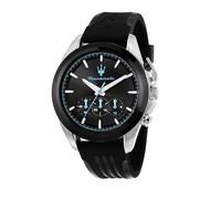 Maserati Orologio Uomo, Cronografo, Analogico, 43 mm, Collezione TRAGUARDO, Surnay, Silicone