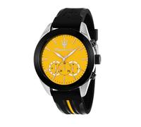 Maserati Orologio Uomo, Cronografo, Analogico, Cinturino in Acciaio, Collezione Traguardo - R8871612045