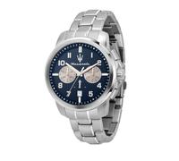 MASERATI SUCCESSO R887362129 OROLOGIO ACCIAIO BLU CRONO 44m LIST 219€ SOTTOCOSTO