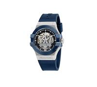 Orologio MASERATI uomo Potenza Automatico gomma blu R8821108032