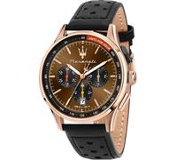 Maserati R8871624011 Sorpasso Cronografo 42mm 10ATM Quarzo Uomo Marrone Oro rosa