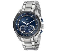 Orologio Uomo Maserati Traguardo R8873612014 Cronografo Acciaio Quadrante Blu