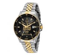 MASERATI Orologio Uomo, Tempo, Data, Analogico, 44 mm, Collezione SFIDA - R8853140009