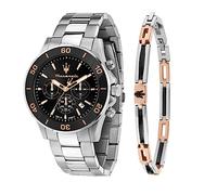 Maserati Special pack Competizione Bracciale e Orologio Uomo, Cronografo, Analogico - R8873600001