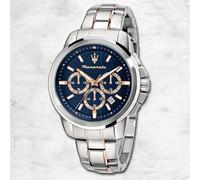 Maserati Successo Cronografo Quarzo Acciaio Uomo Argento Rosé UMAR8873621008