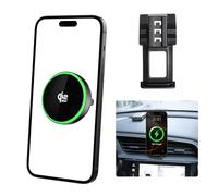MaserWeller Qi2.2 Max 25 W Fast Wireless Car Charger Phone Holder for 2016-2021 Honda Civic Accessori, 360 ° Rotation Phone Mount Compatibile con MagSafe, Il supporto del telefono cellulare non