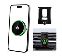 MaserWeller Qi2.2 Max 25W Fast Wireless Car Charger Phone Holder for 2014-2021 BMW Serie 2/2012-2018 BMW Serie 3/2014-2020 BMW Serie 4 Accessori 2014-2021, rotazione a 360° Compatibile con MagSafe