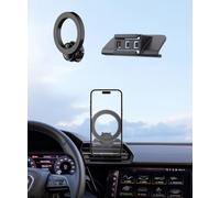 MaserWeller Supporto per telefono da auto per Audi A3 S3 RS3 2021 2022 2023 2024 2025 Accessori, rotazione a 360° compatibile con MagSafe, il supporto per cellulare non influisce sulla presa d'aria
