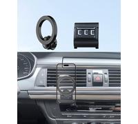 MaserWeller Supporto per telefono da auto per Audi A6 A7 S6 S7 RS6 RS7 2012 2013 2014 2015 2016 2017 2018, supporto per telefono con rotazione a 360°, compatibile con MagSafe, il supporto per