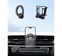 MaserWeller Supporto per telefono da auto per BMW X1 2016-2022 / X2 2018-2023, rotazione a 360°, compatibile con MagSafe, il supporto per cellulare non influisce sulla bocchetta dell'aria