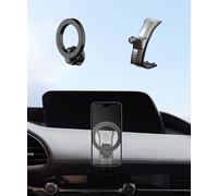 MaserWeller Supporto per telefono da auto per Mazda 3 2019 2020 2021 2022 2023 2024 2025 Accessori, supporto per telefono girevole a 360° compatibile con MagSafe, il supporto per cellulare non