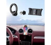 MaserWeller Supporto per telefono da auto per Porsche 718 2017-2025, rotazione a 360°, compatibile con MagSafe, il supporto per telefono cellulare non influisce sulla presa d'aria