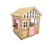 MASGAMES | Casetta in Legno per Bambini Lollipop XL | Altezza 164 cm | Legno trattato | (Rosa)