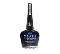 Masglo Gel Evolution 13,5 ml senza lampada | Smalto per unghie - Smalto colorato per unghie ad asciugatura rapida | Senza lampada | Lunga durata | Passo 2