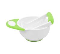 Mash and Serve Bowl - Food Grinder Bowl, Foodd Serving Bowll With Grinding Rod, Feeding Bowll With Masher, Non-Slip Foodd Mill Bowls, Portable Foods Masherr Maker, Anti-Scalding Foods Crusher