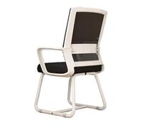 Mash Computer Desk sedia con braccio Supporto comodo sedia da ufficio per adulti Progettazione ergonomica traspirante per lo studio di lavoro e conferenza sedia da ufficio bianco per il lavoro da