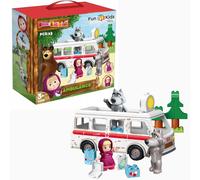 Masha e l'orso Blocchi Ambulanza Giocattolo per bambini Regalo