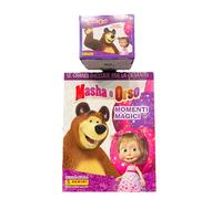Masha E Orso Momenti Magici: Album Vuoto Più Box da 50 Bustine Panini