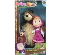 Masha e Orso Peluche Orso e Bambola Masha Simba 3 Anni+
