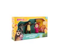 Masha e orso - set 4 mini personaggi con sorpresa, 5-7 cm