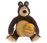 MASHA ORSO PELUCHE Originale Morbidissimo Bambini Dolcissimo Miele 47 cm seduto