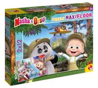 MASHA PUZZLE MAXIFLOOR 2 X 12 - GIOCHIAMO ANCORA!