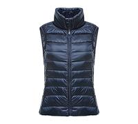 Mashaouyo Giacche trapuntate da donna per il Regno Unito Plus Size leggero con cappuccio gilet da donna in pile bianco gilet lungo gilet gilet e gilet da donna taglia